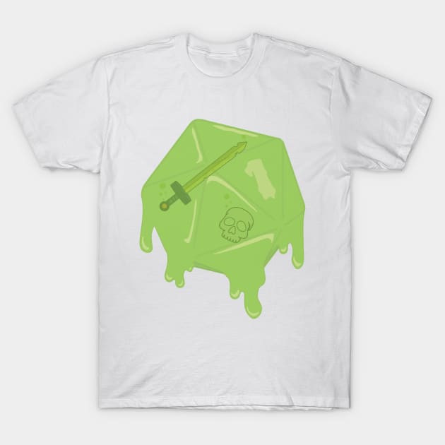 Gelatinous Critical Fail T-Shirt by VaultOfPersonalityComics